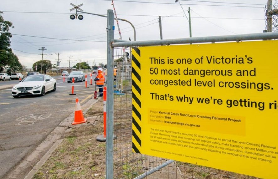 Level Crossing Removal Project Reaches Halfway